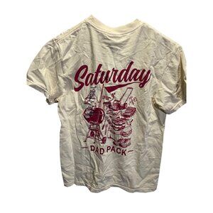 Comfort Colors Barstool‎ Sports Dad Pack T-Shirt Small Off White